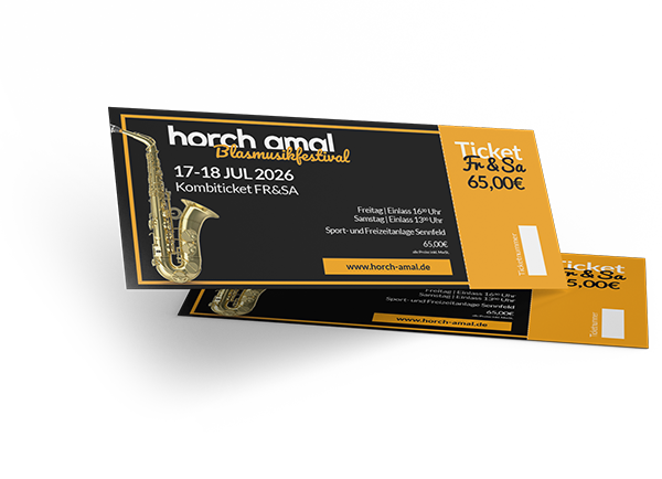 horch amal Kombiticket Freitag & Samstag
